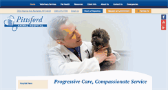 Desktop Screenshot of pittsfordvet.com